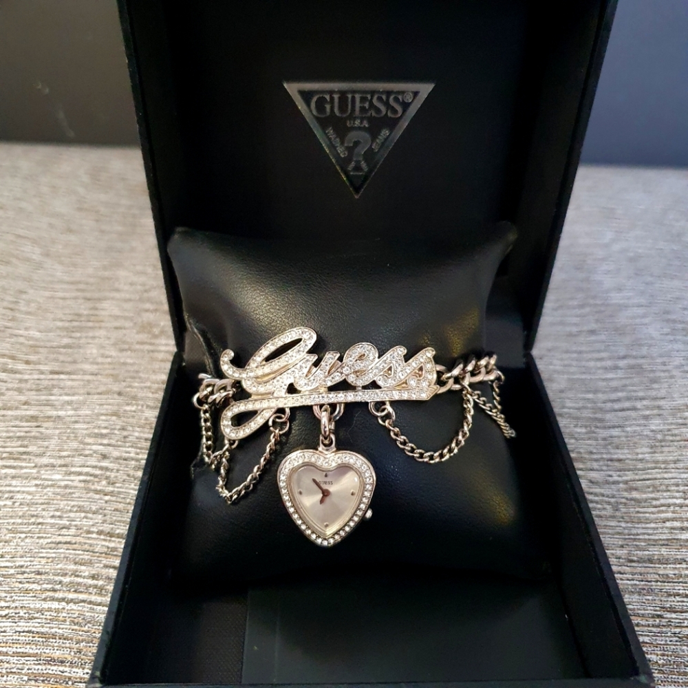 Silver Guess Bracelet Watch